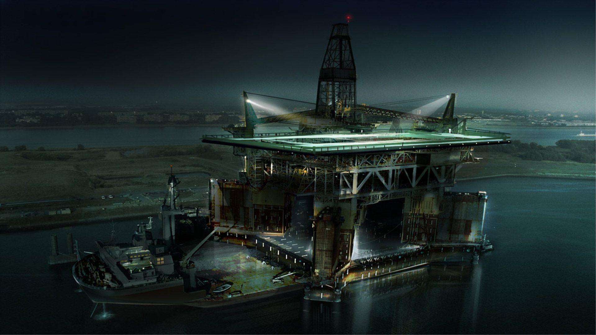 wallpaper offshore rig Wallppapers Gallery