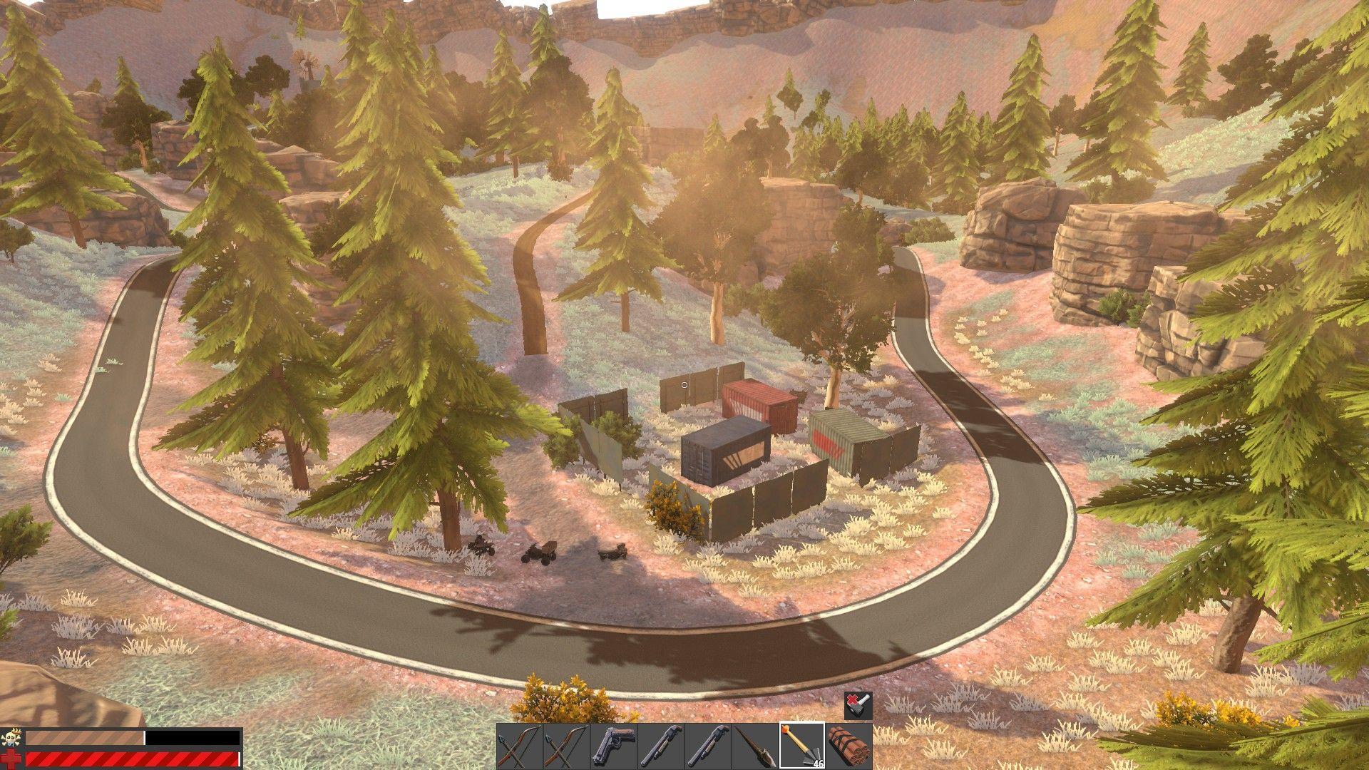 Arena Deathmatch Server. Custom Deathmatch map wih oxide plugins