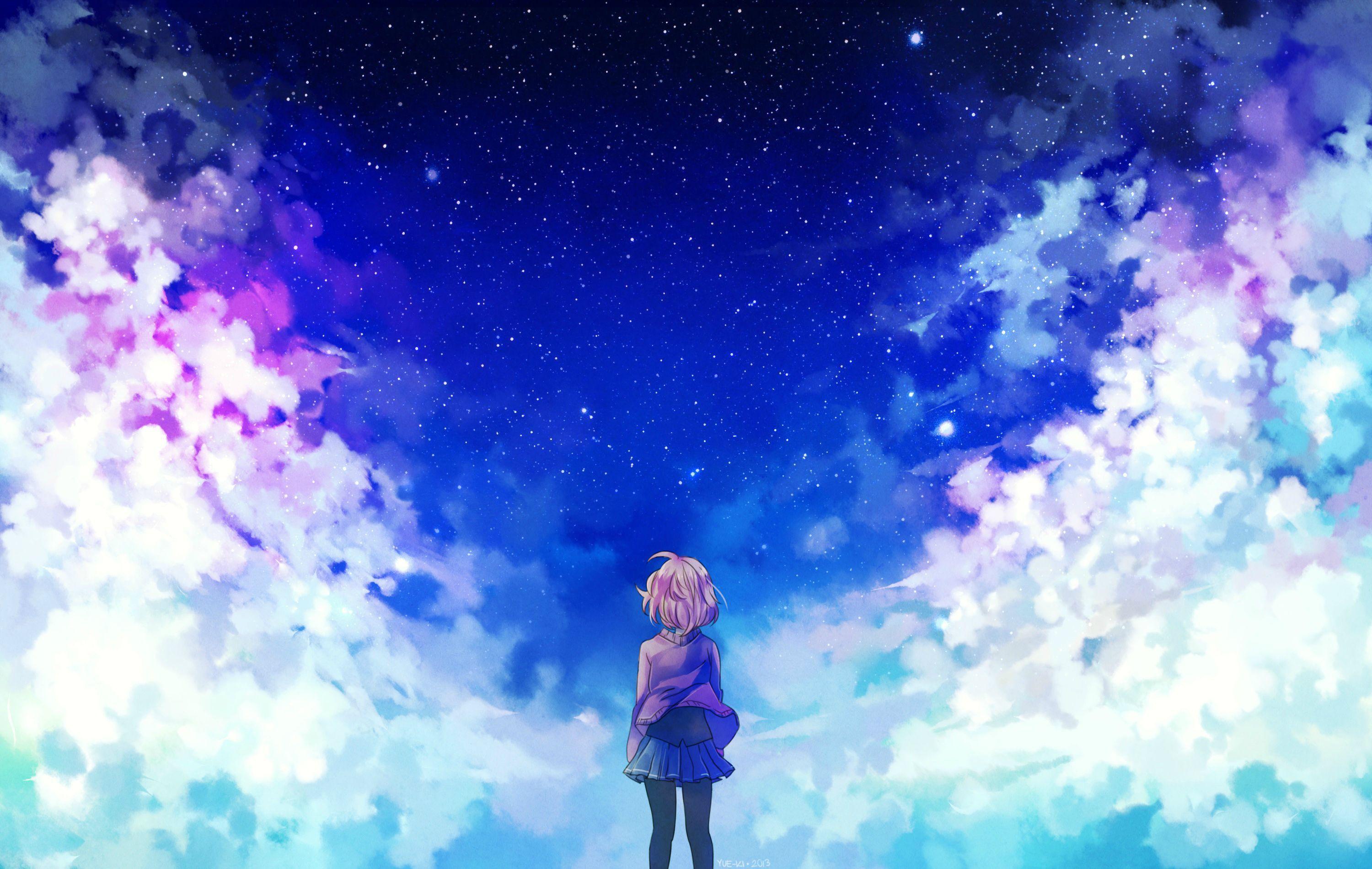 Kyoukai no Kanata (Beyond The Boundary), Mobile Wallpaper