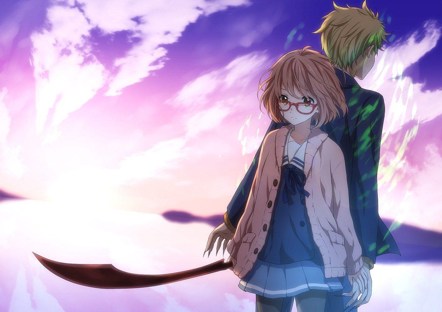 Kyoukai no Kanata (Beyond The Boundary) Mobile Wallpaper by Shichi