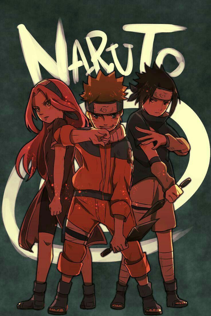 team 7 naruto wallpaper iphone