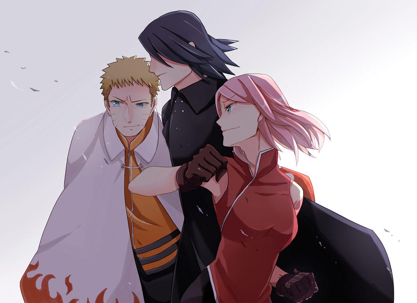 Naruto, Sasuke and Sakura (Old team 7) Wallpaper, Hintergründe