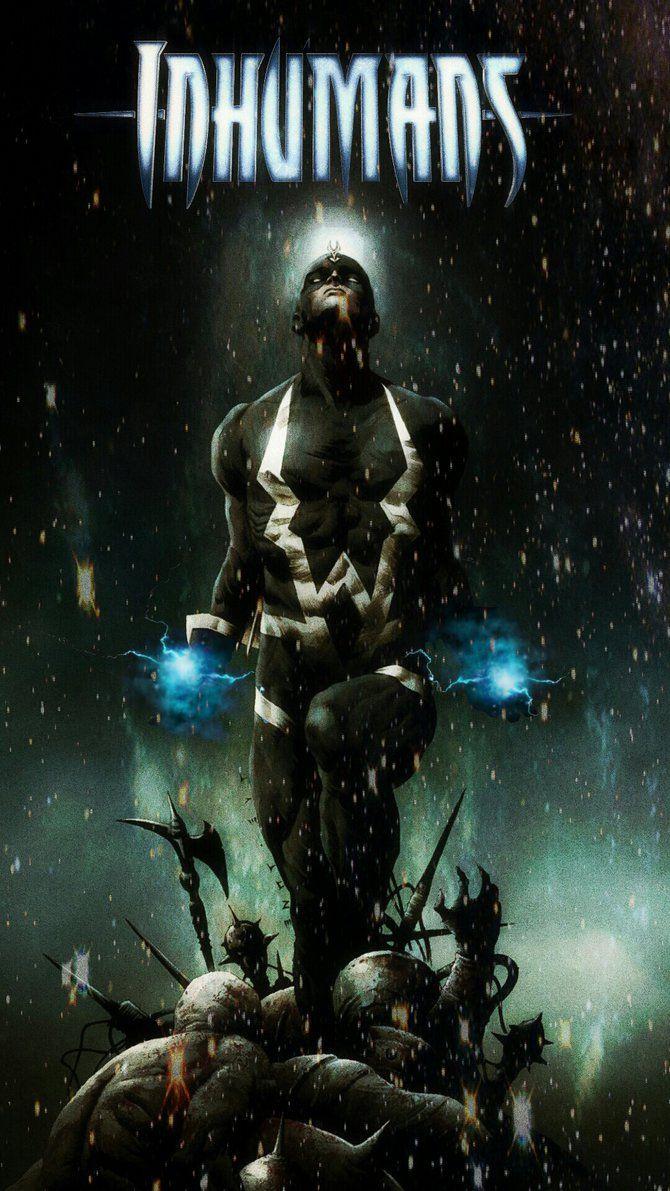 Inhumans, Black Bolt Mobile Wallpaper