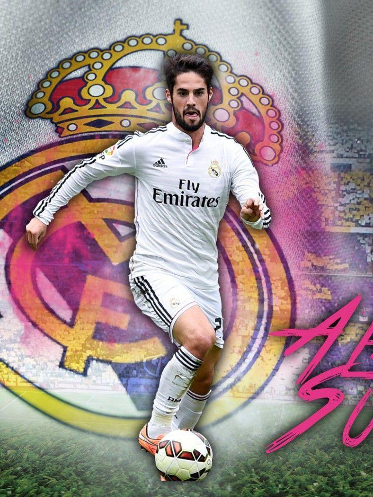 Download 768x1024 Isco Alarcon Suarez 2015 Real Madrid FC Wallpaper