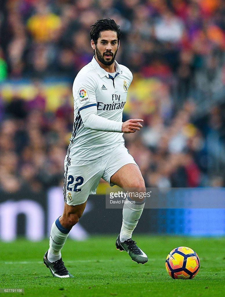 Isco Alarcon of Real Madrid CF runs with the ball during the La