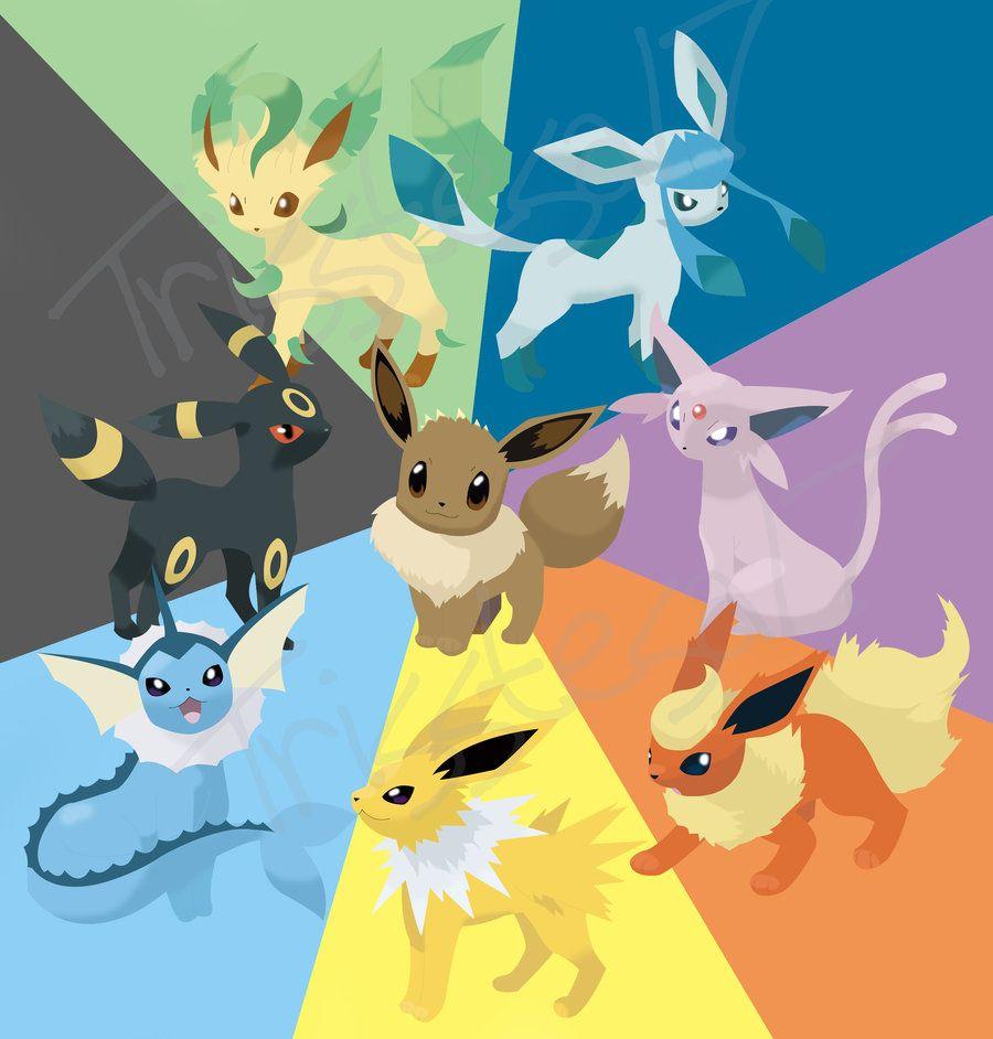 Shiny Eevee Evolutions Wallpapers - Wallpaper Cave