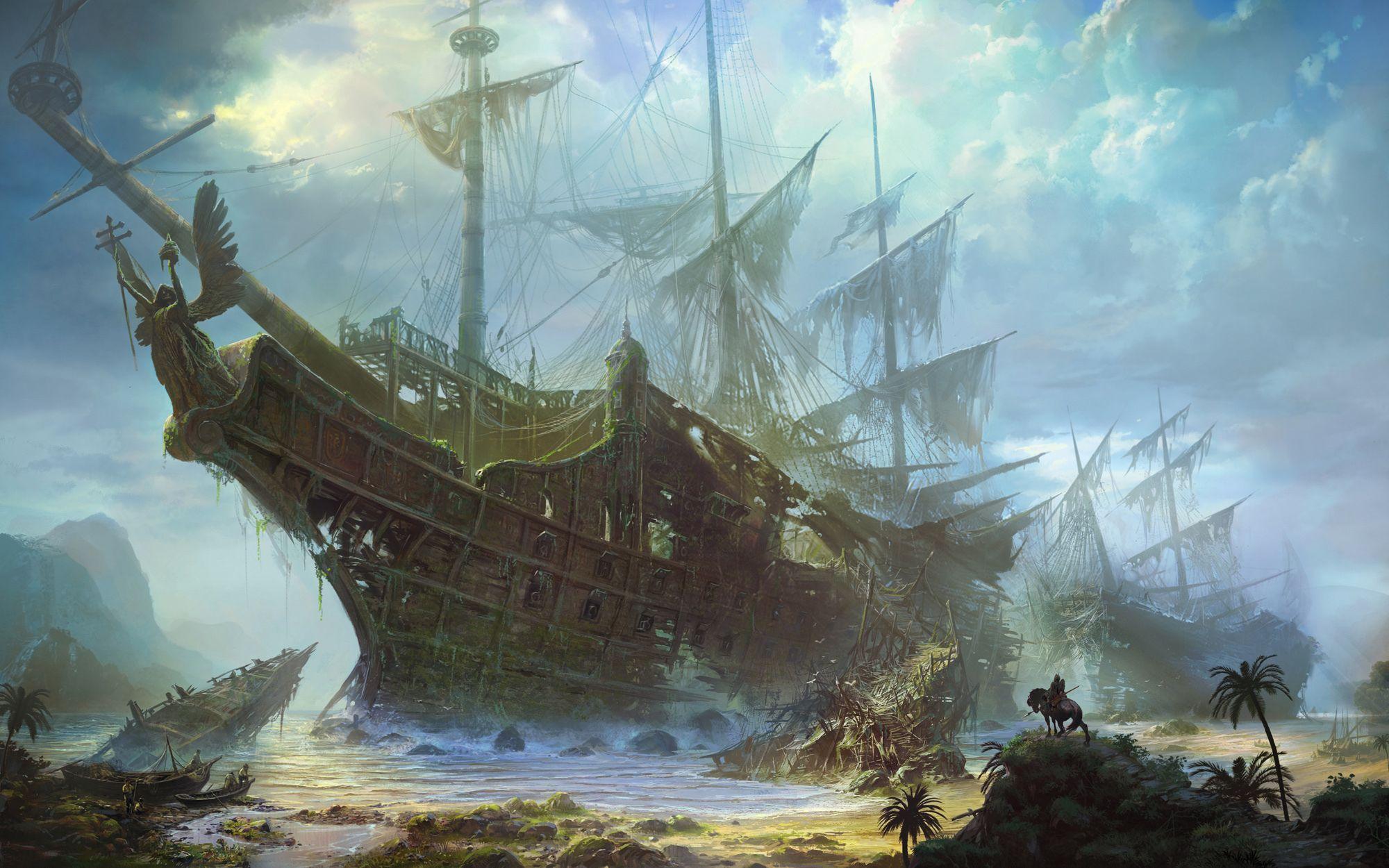 Shipwreck HD Wallpaper and Background Image