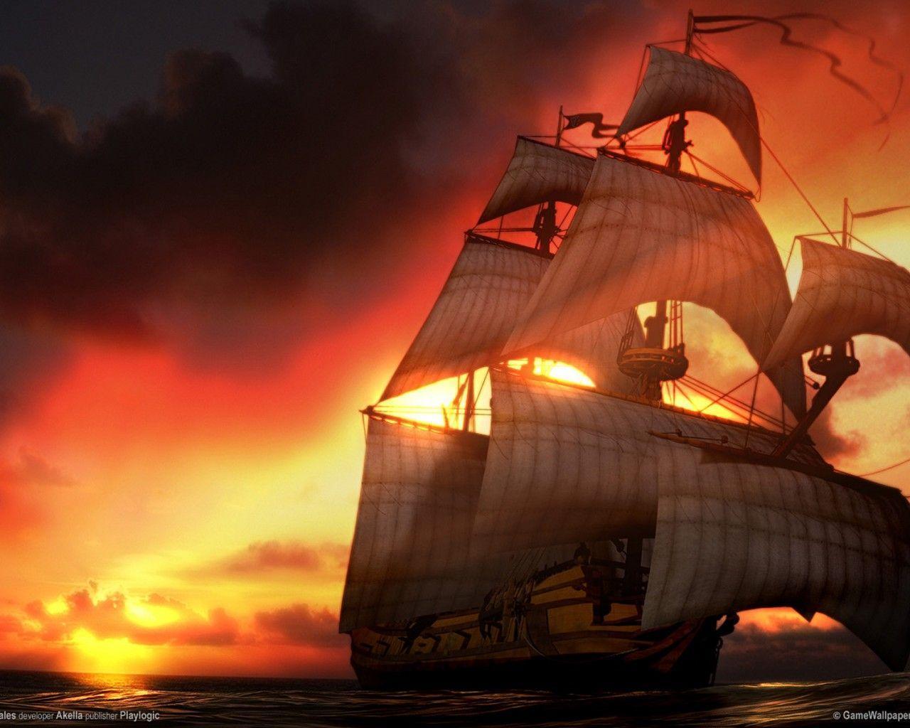 Pirate Ship Desktop Wallpaperwallpaper Pirates Caribbean HD