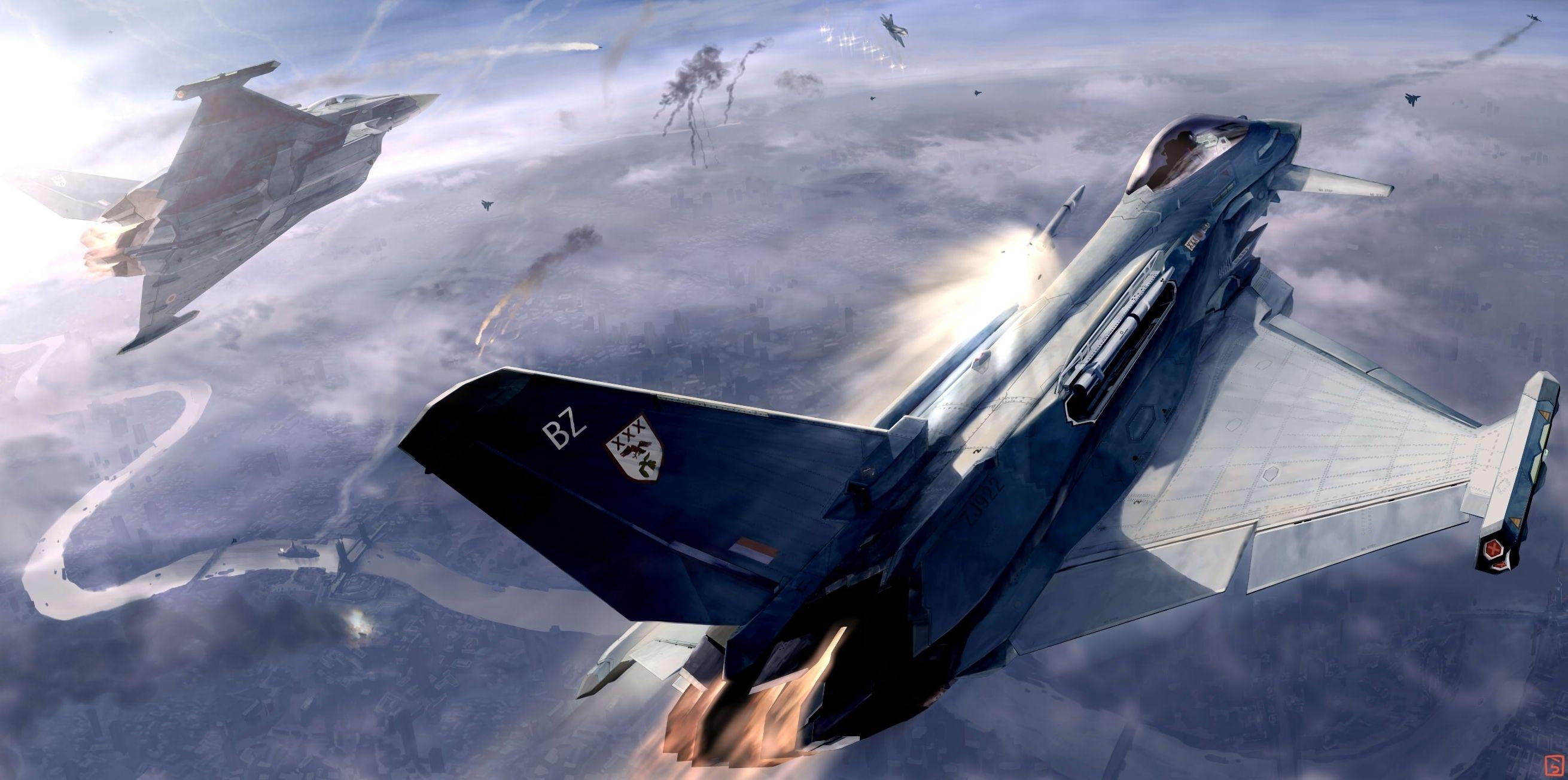ACE COMBAT game jet airplane aircraft fighter plane military