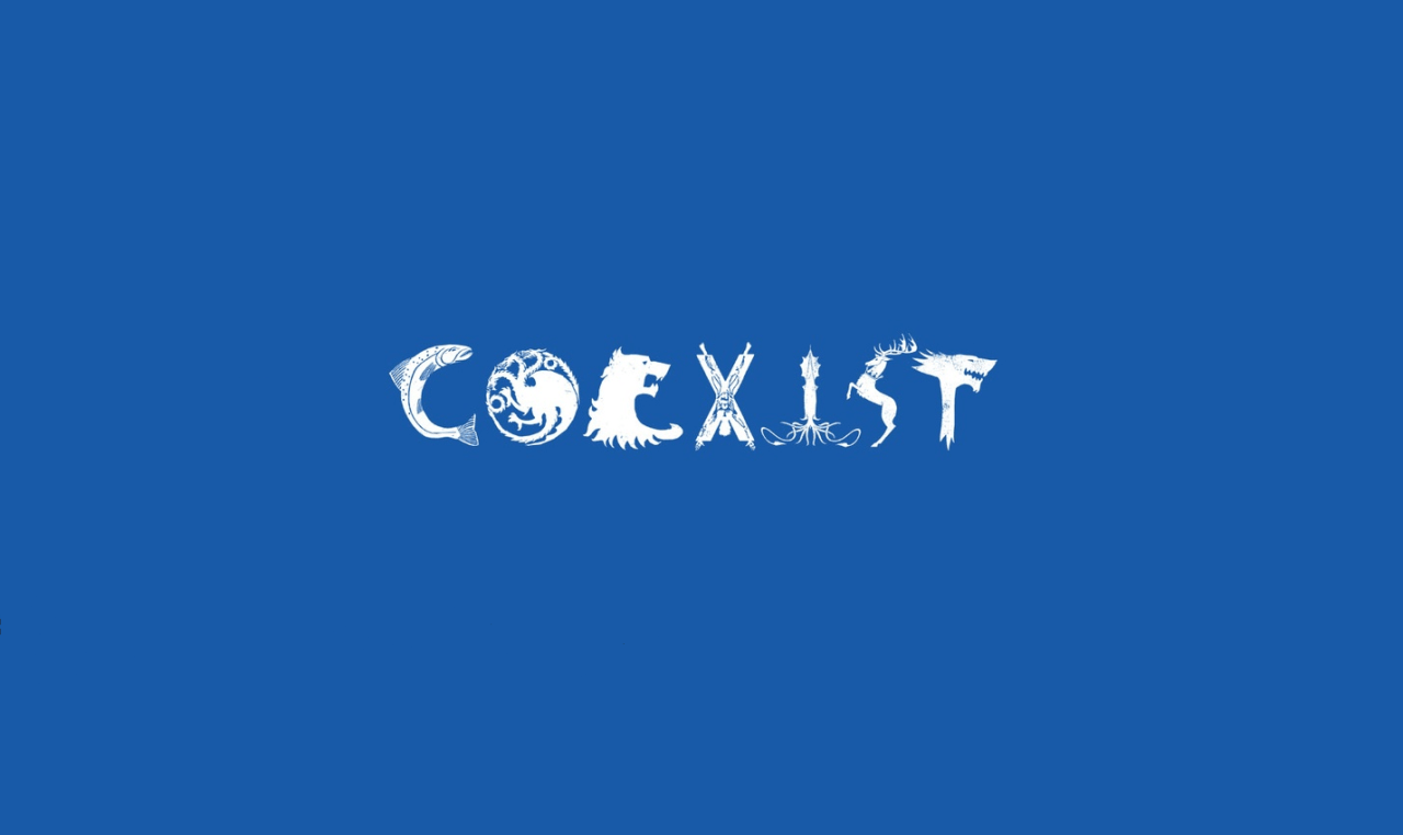 Game of Thrones Wallpaper: “Coexist” Using the 7