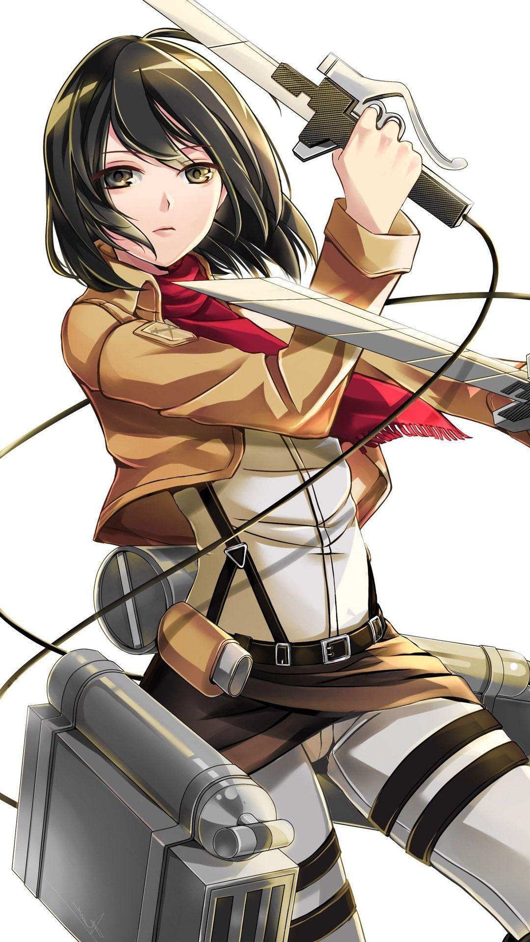 Mikasa Ackerman Mobile Wallpaper