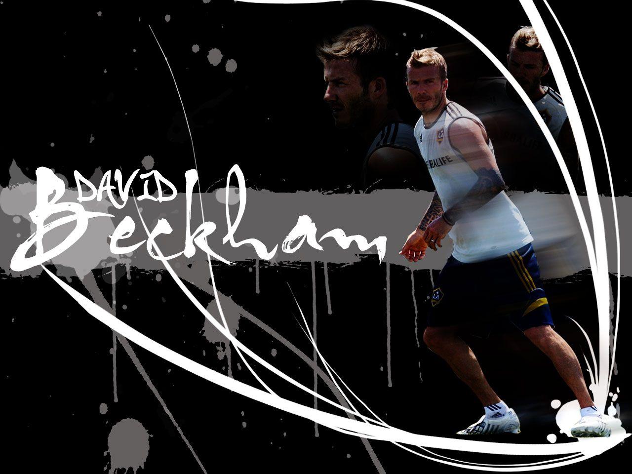 Wallpaper, Graphic, and Vector: David Beckham Angeles Galaxy