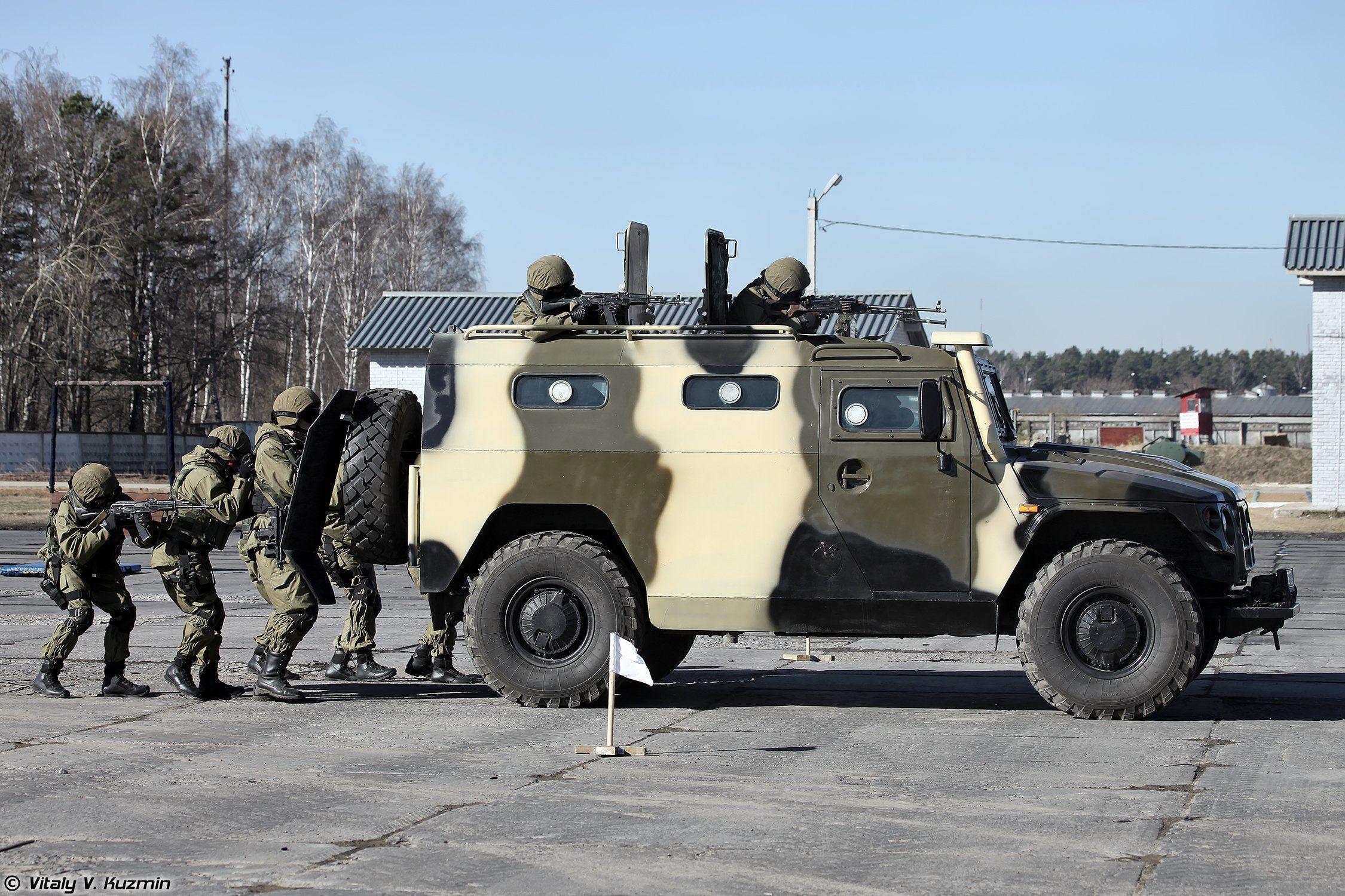 BTR 80 Armored Car 33rd Special Purpose Unit Peresvet Russian