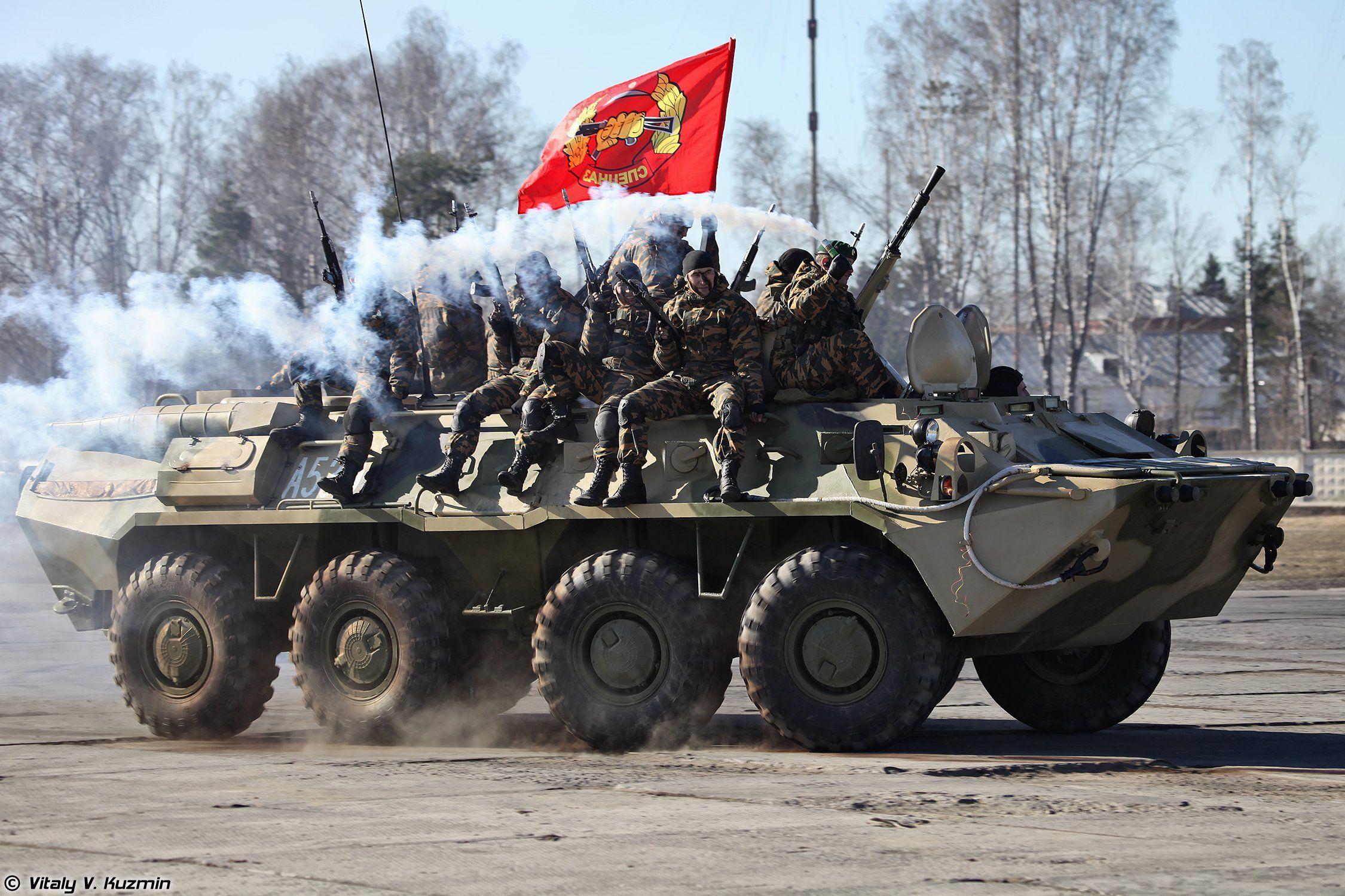 BTR 80 Armored 33rd Special Purpose Unit Peresvet Russian Police