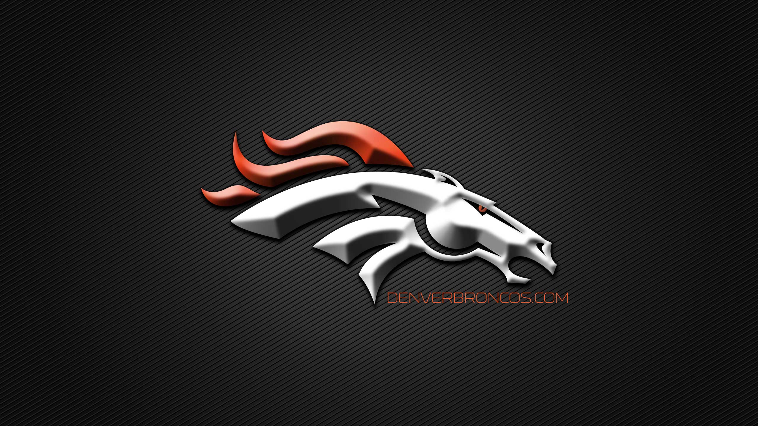 Broncos Logo Black Background With White Picture to Pin