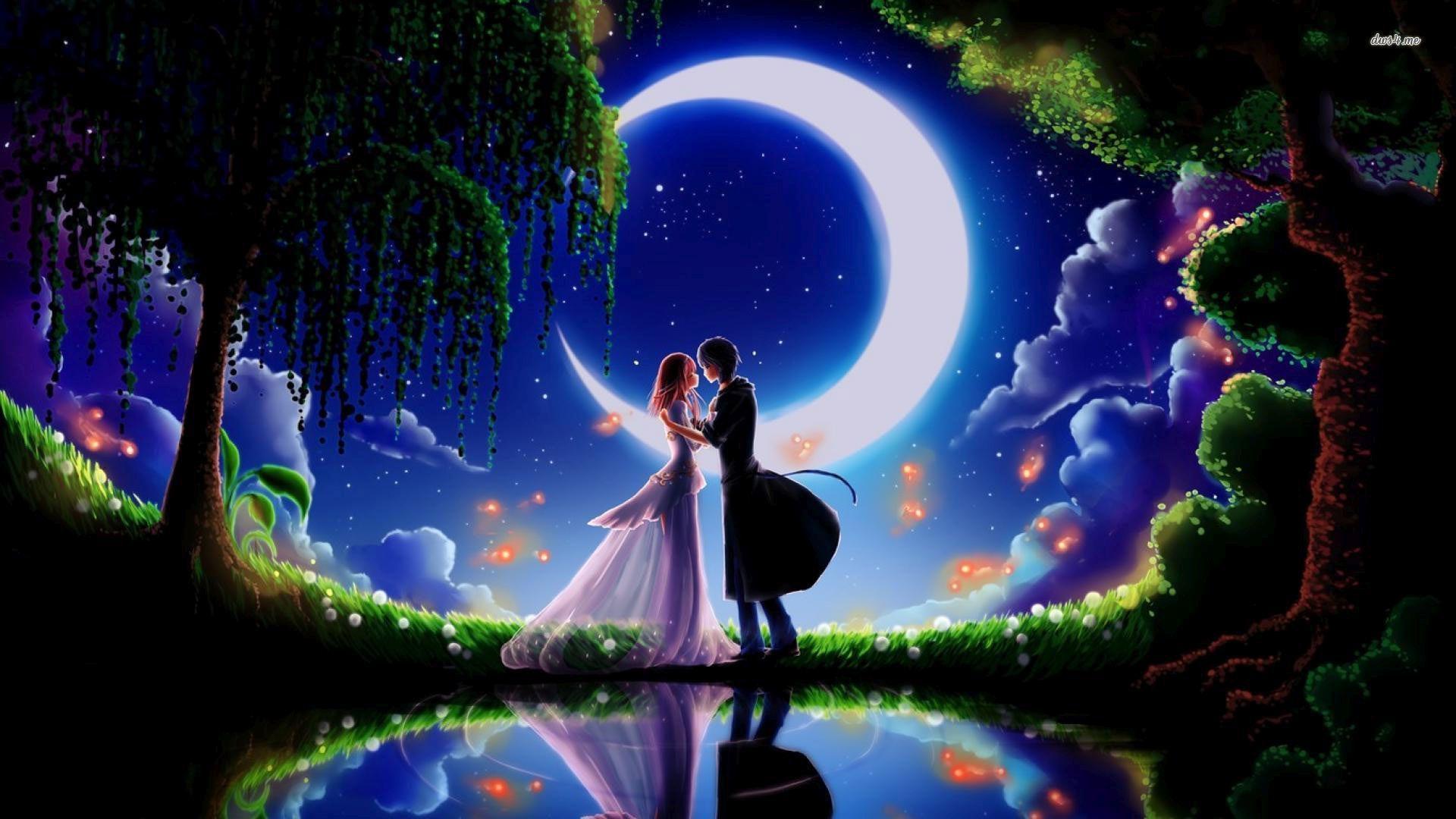 Moonlight kiss wallpaper wallpaper - #. stuff to do