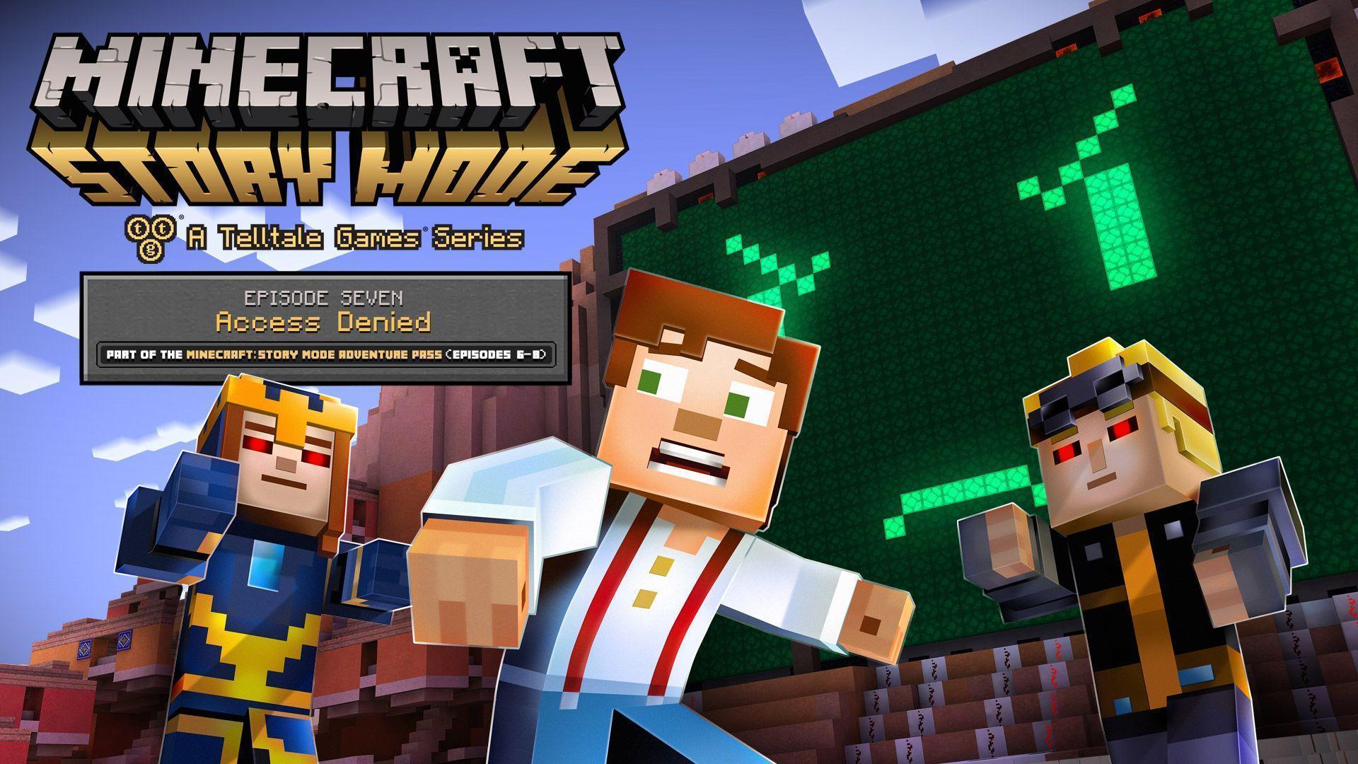 Minecraft: Story Mode Wallpaper in 1920x1080