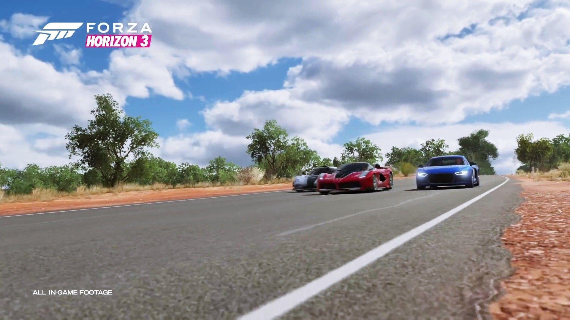 Wallpaper road, Ferrari, Forza Horizon 3 for mobile and desktop