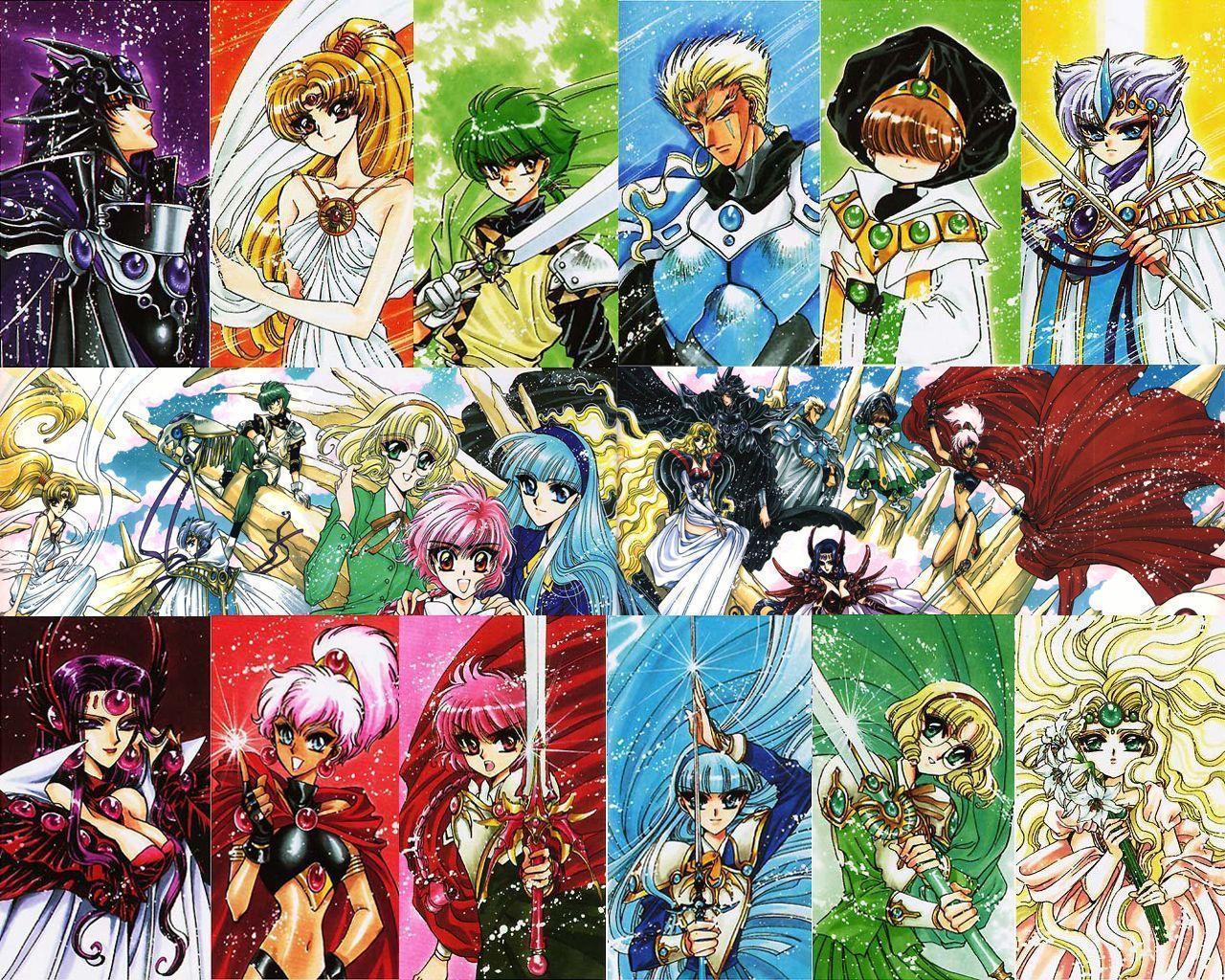 Our wallpaper calendar for June - Magic Knight Rayearth