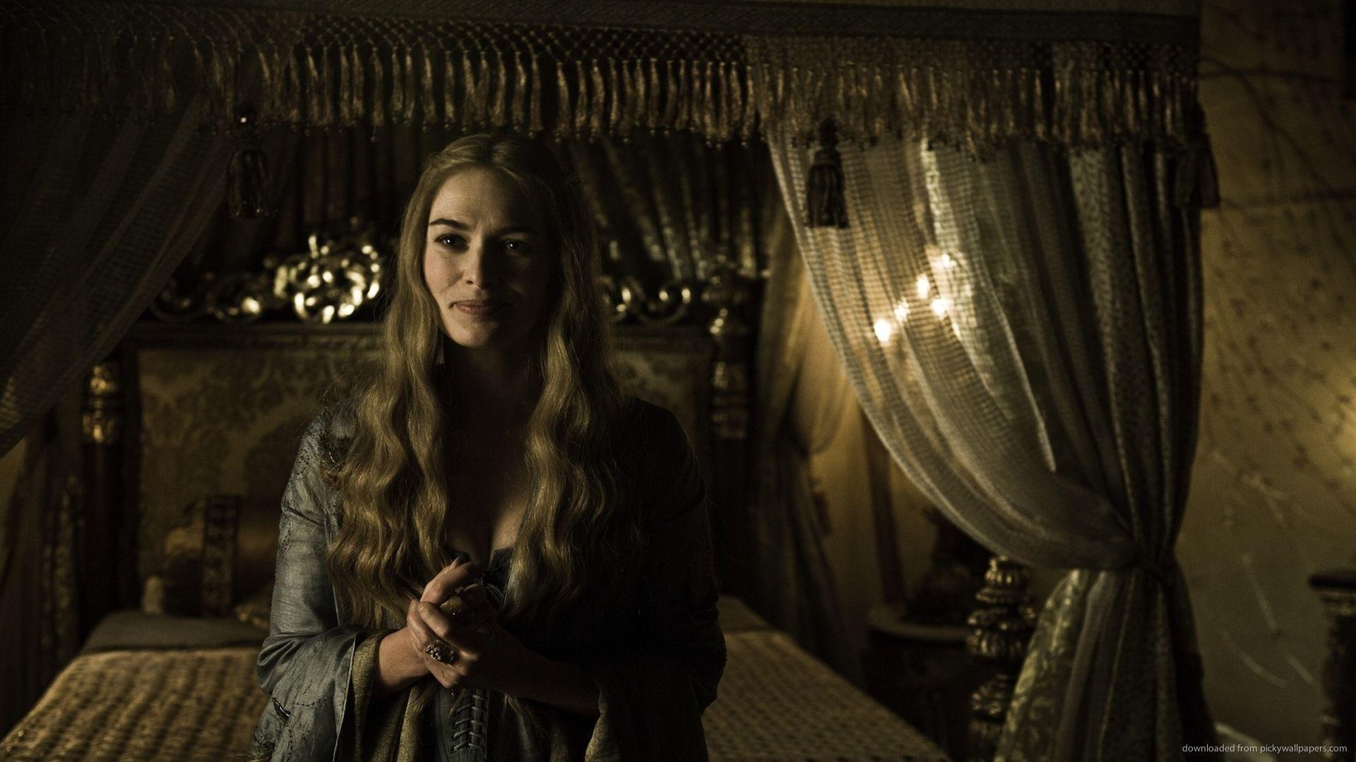 Download 1920x1080 Cersei Lannister Near The Bed Wallpaper