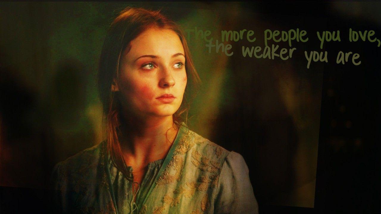 Game Of Thrones Quotes Redheads Sansa Stark Sophie Turner Text
