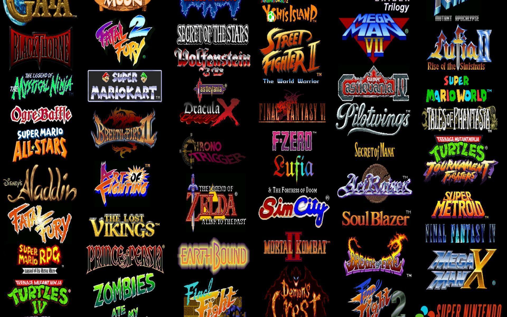 Retro Games Wallpapers Wallpaper Cave