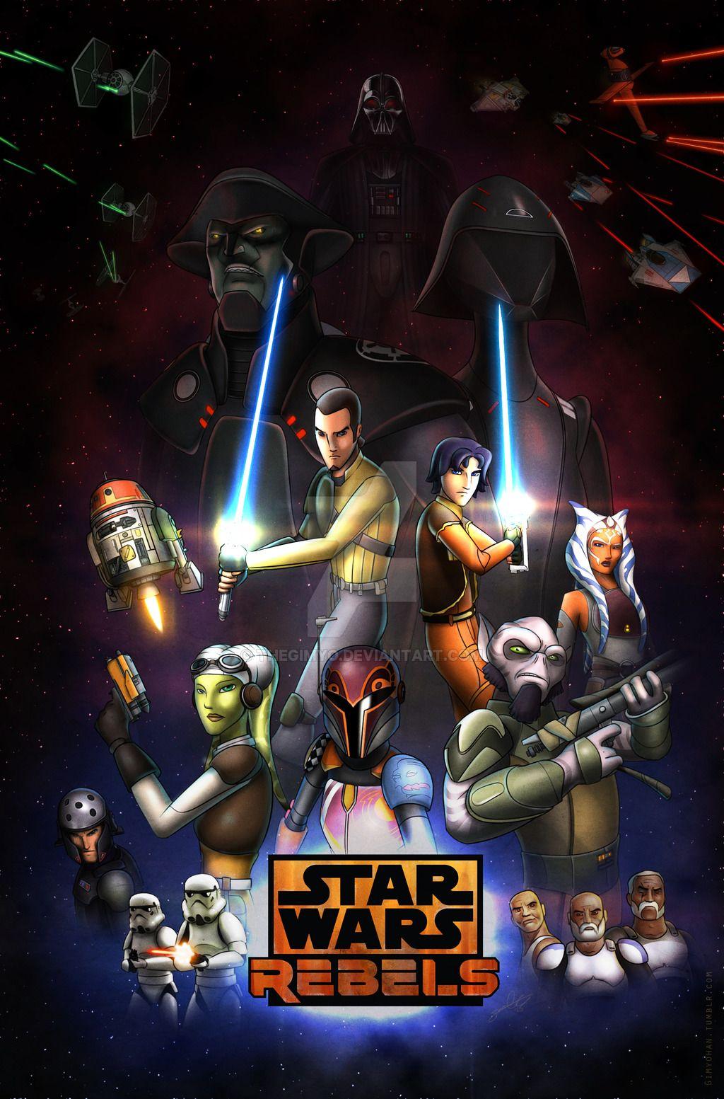 Star Wars Rebels Season 2: Retro Poster