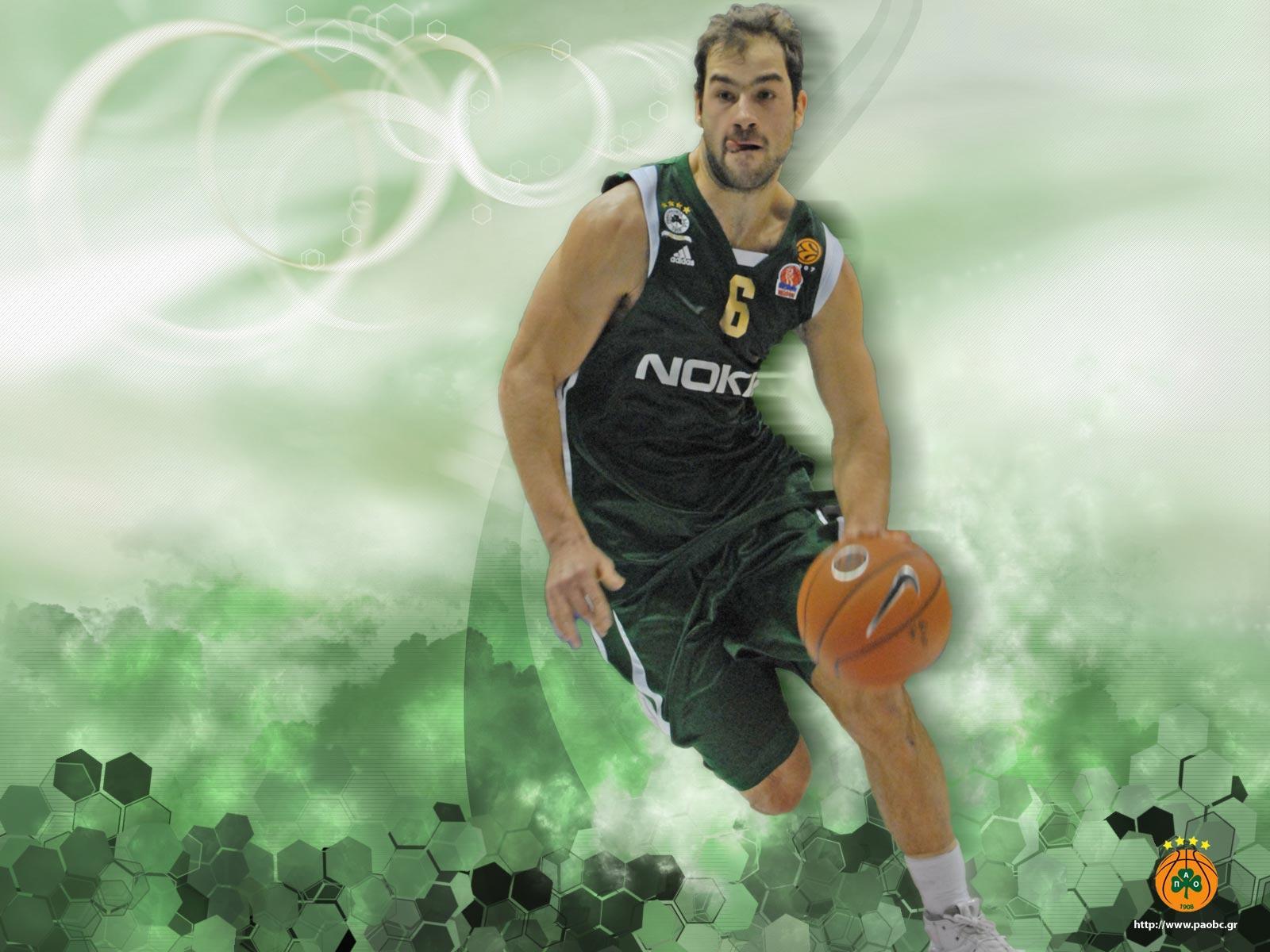 Vasileios Spanoulis PAO Wallpaper. Basketball Wallpaper at