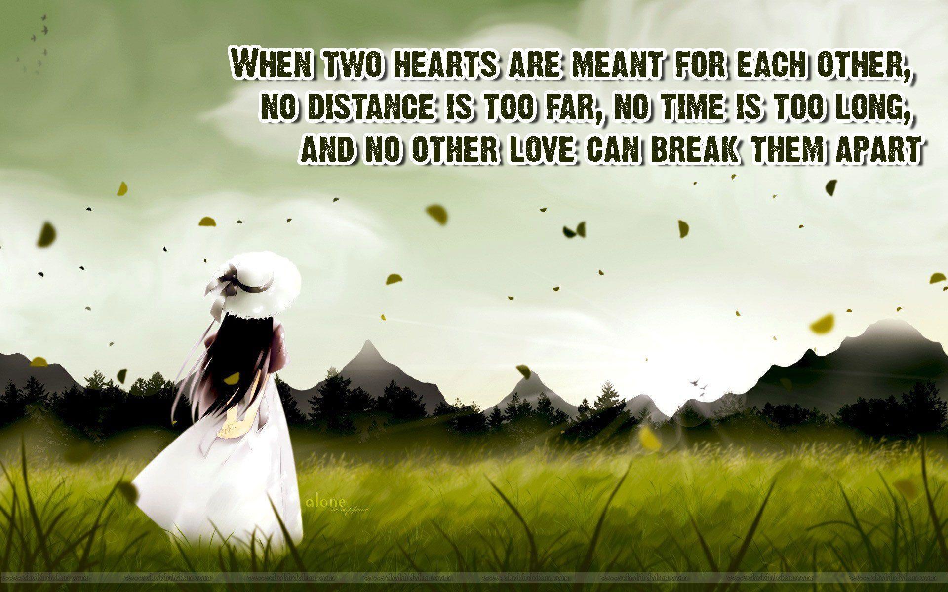 Cute Long Distance Relationship Quotes with HD Image