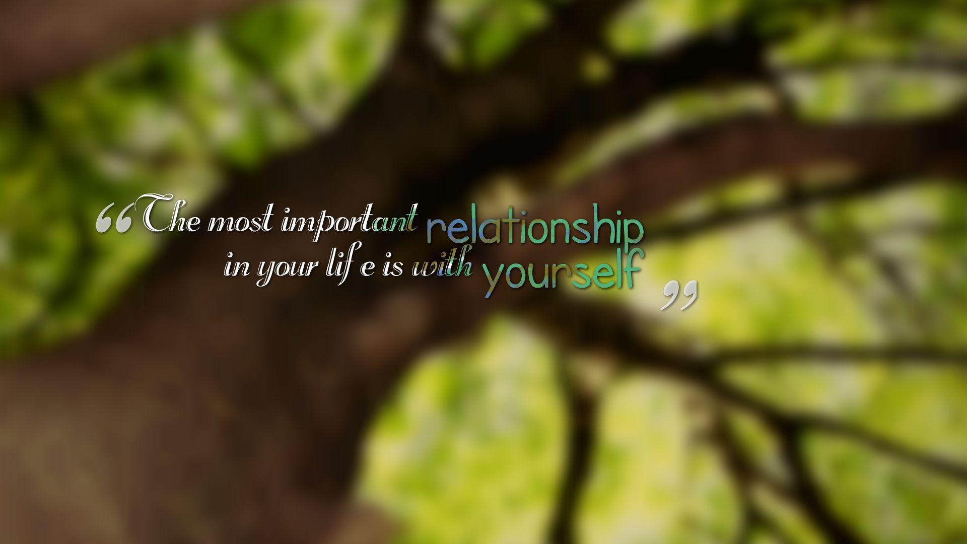 The most important relationship widescreen wallpaper. Wide