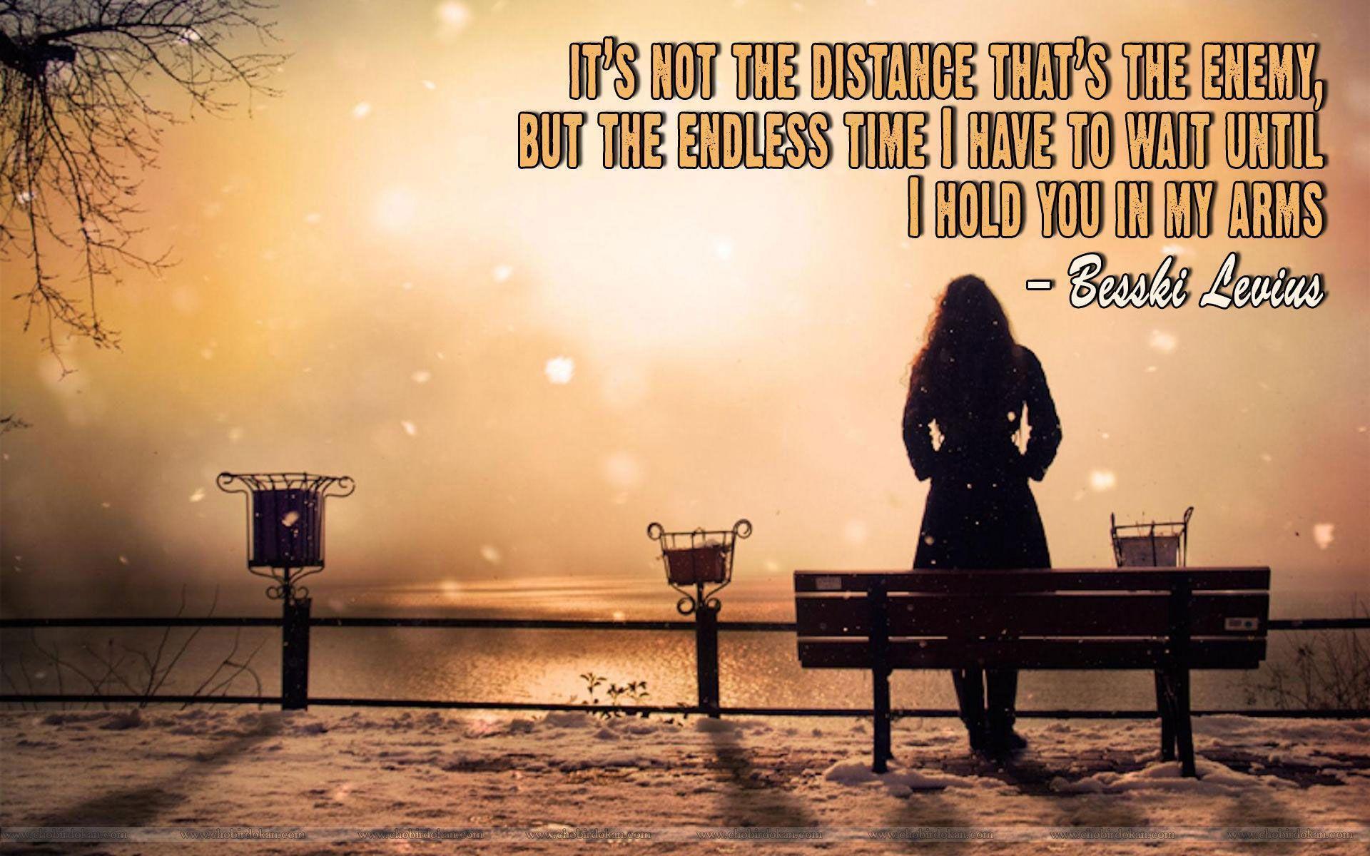 Cute Long Distance Relationship Quotes with HD Image