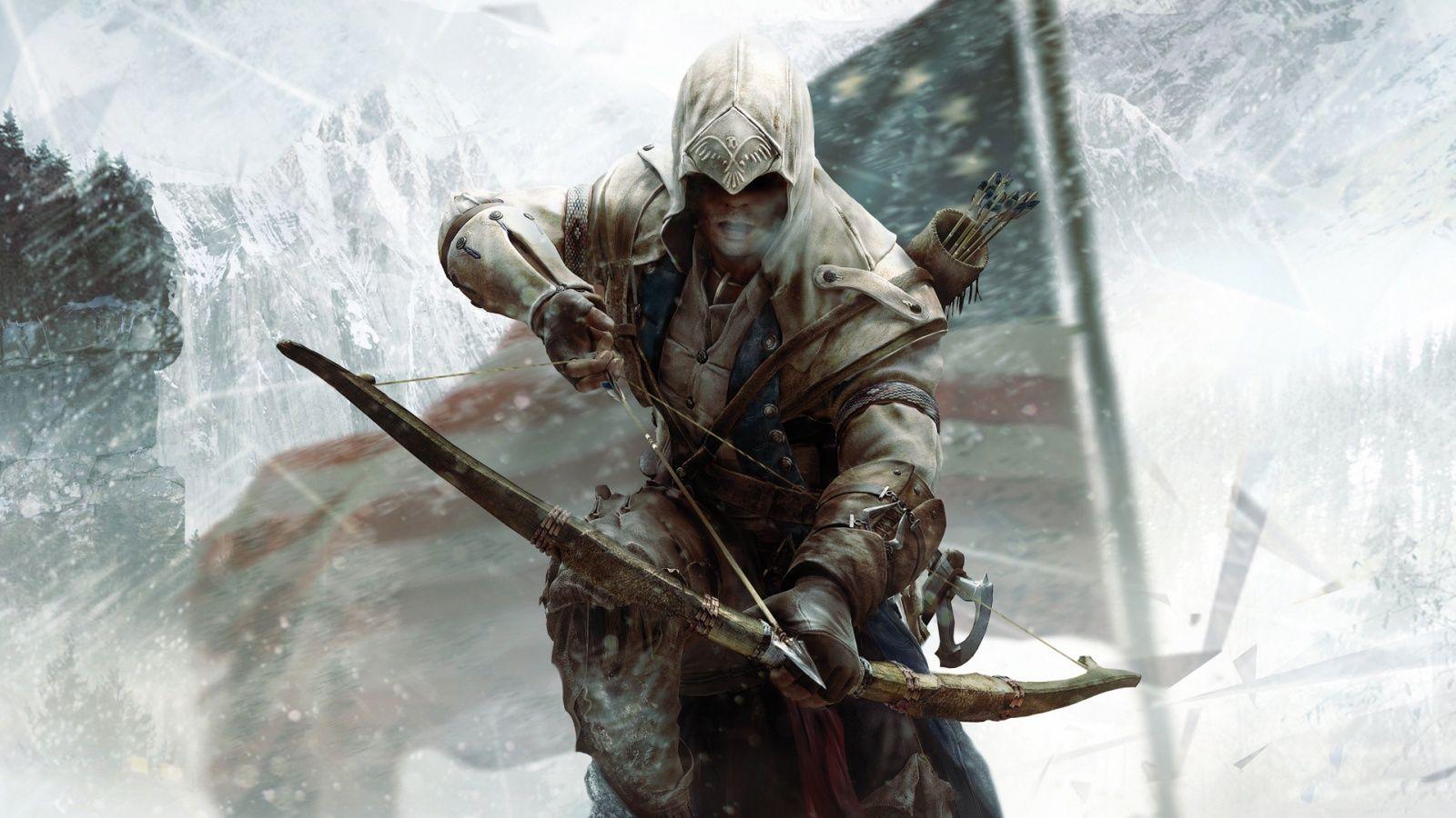 Assassin's Creed 3 Connor Bow HD desktop wallpaper, High