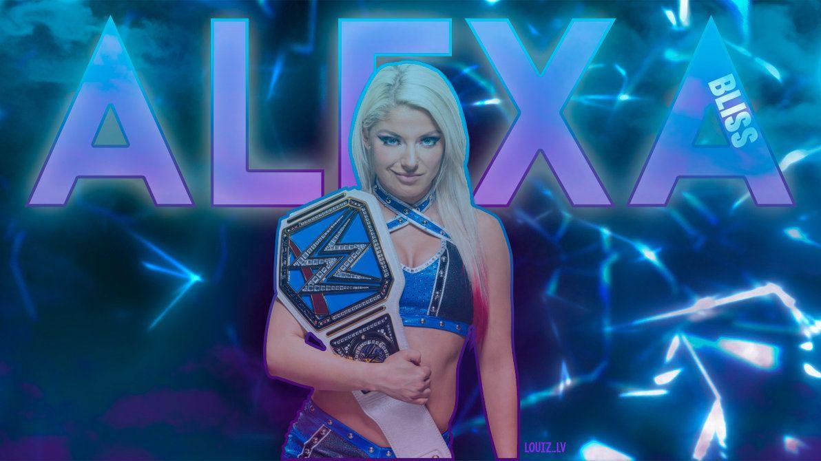 Alexa Bliss SmackDown Women's Champion Wallpaper