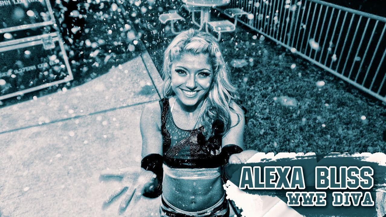 WWE Diva Alexa Bliss Split Toning Custom Wallpaper