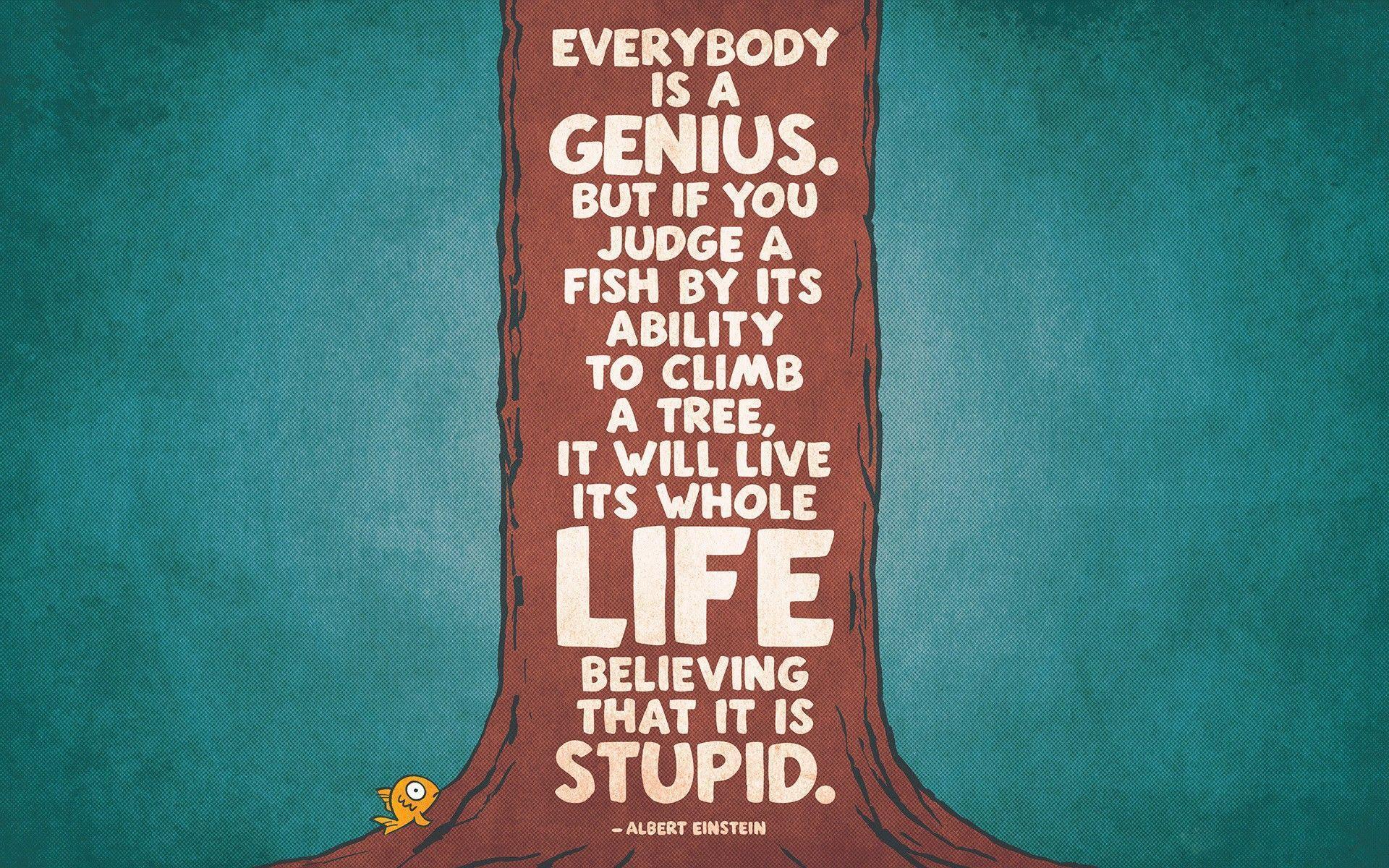 Wisdom From Albert Einstein Computer Wallpaper, Desktop
