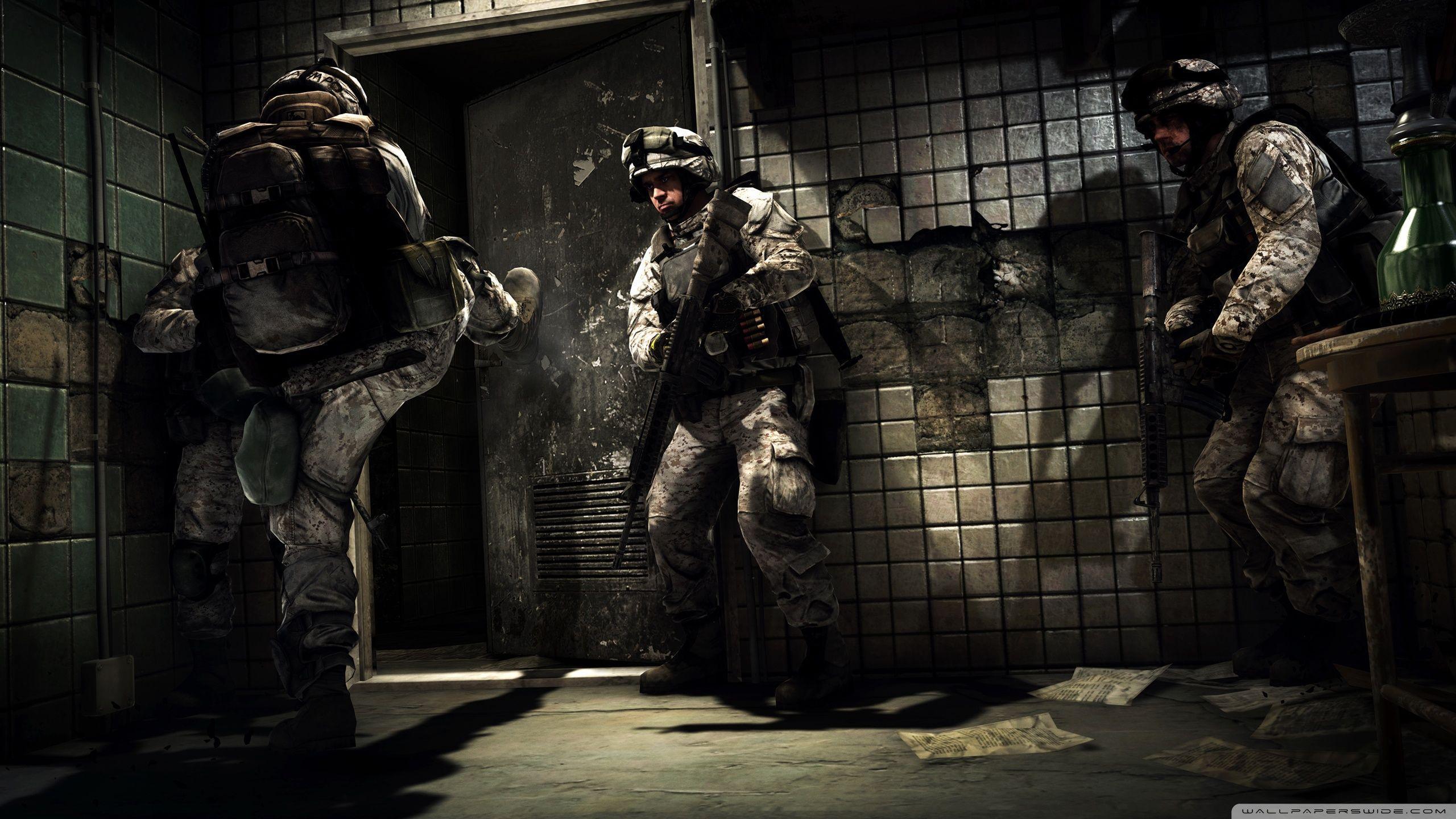 Battlefield 3 Soldiers HD desktop wallpaper, Widescreen, High