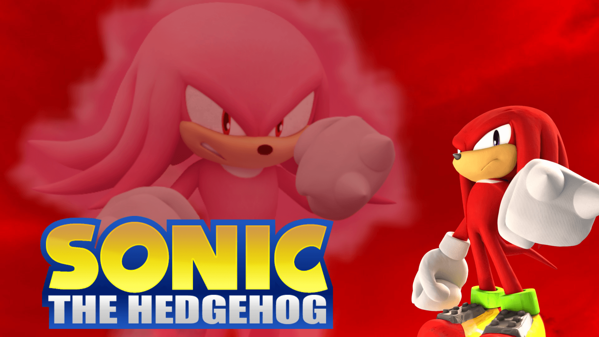 Knuckles The Echidna Wallpaper by: AxelG4m3r