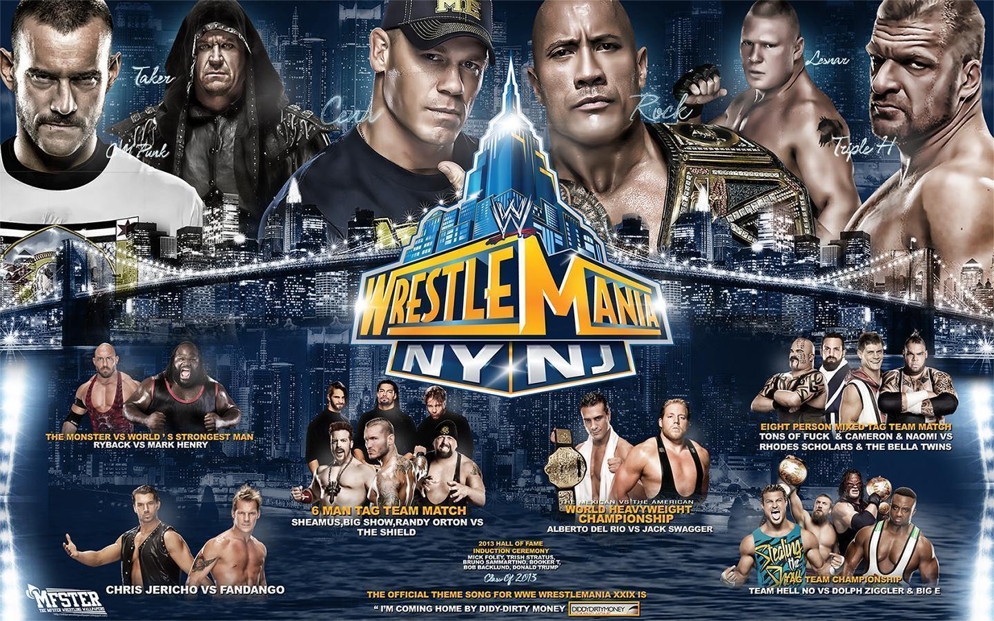 MFSTER Wrestling Wallpaper: WWE Wrestlemania XXIX Wallpaper !