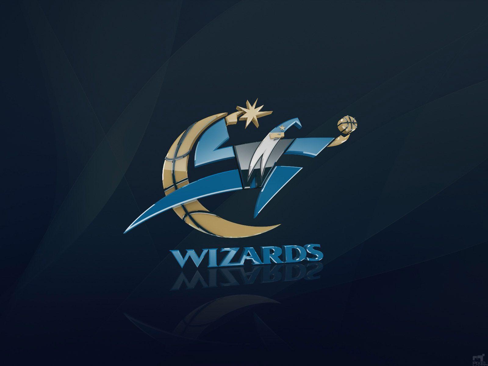 Washington Wizards 3D Logo Wallpaper. Basketball Wallpaper at