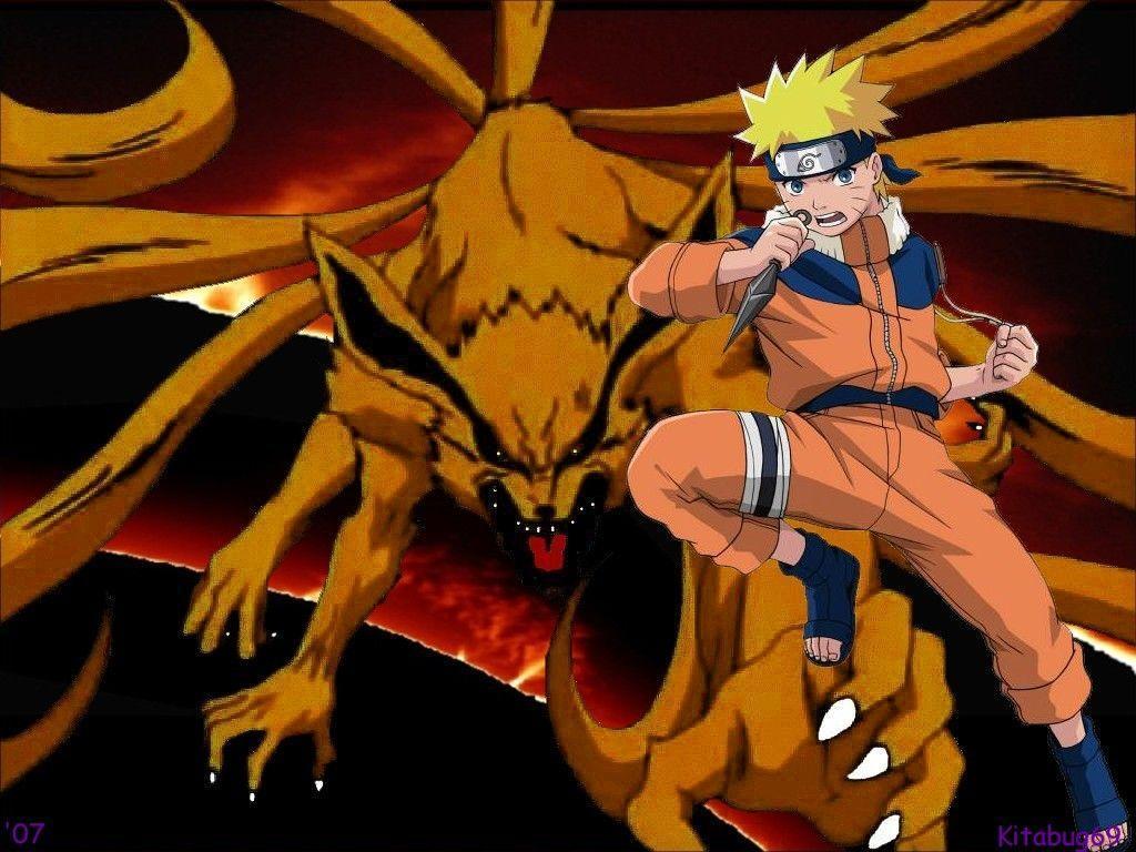 Naruto Shippuden Nine Tailed Fox Mode. cartoons