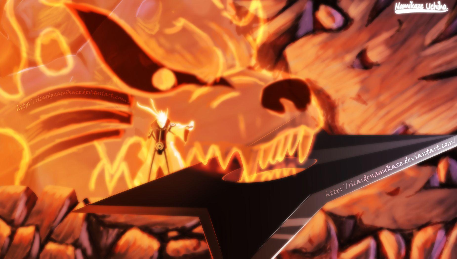 Naruto Uzumaki Nine Tailed Fox Wallpaper Picture, Anime