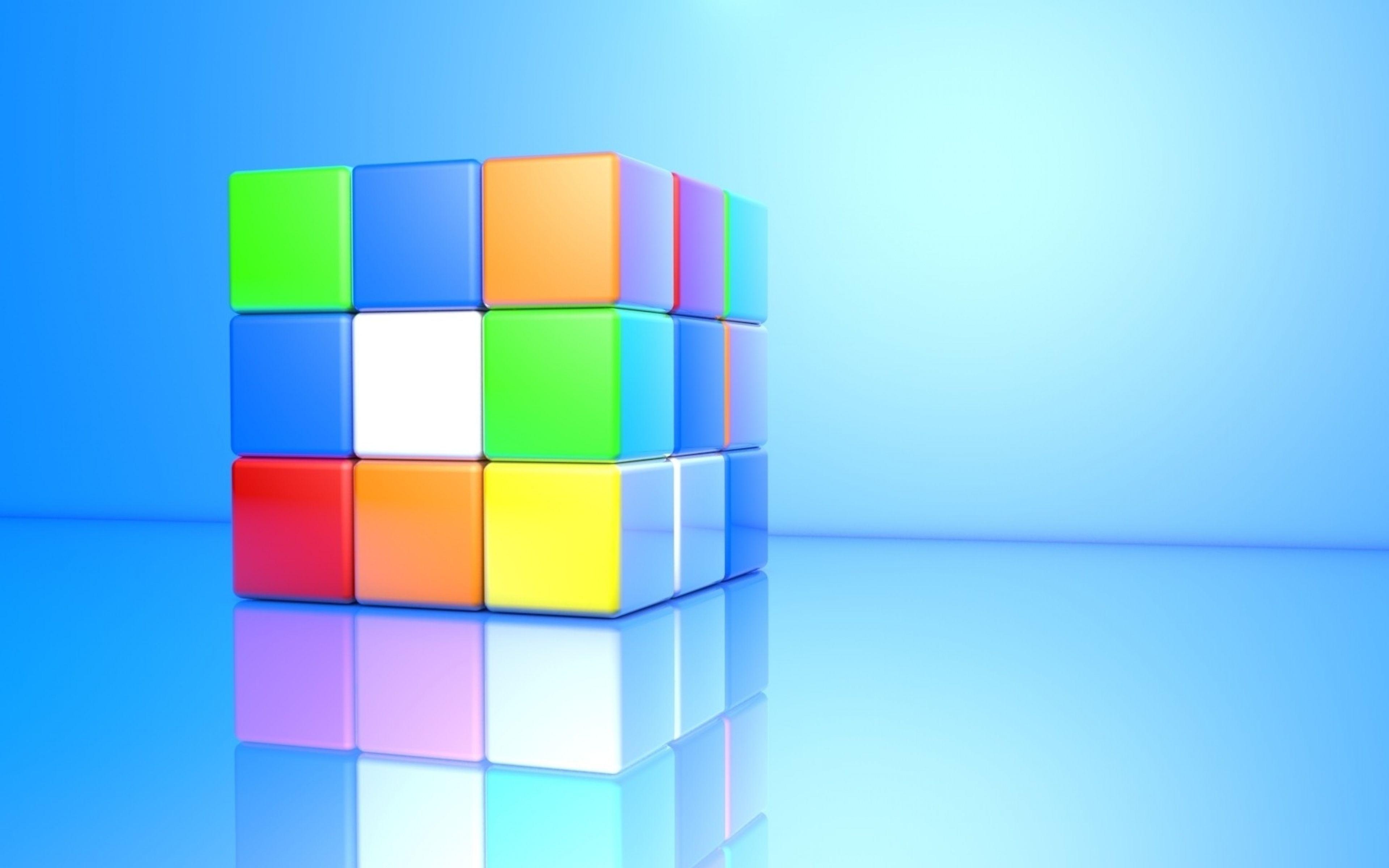 Ultra HD 4K Rubiks cube Wallpaper HD, Desktop Background