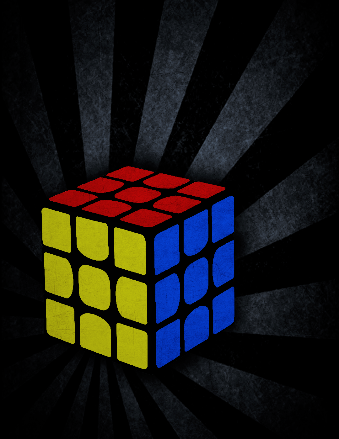 Minimalist Rubik's Cube phone wallpaper I made if you can guess