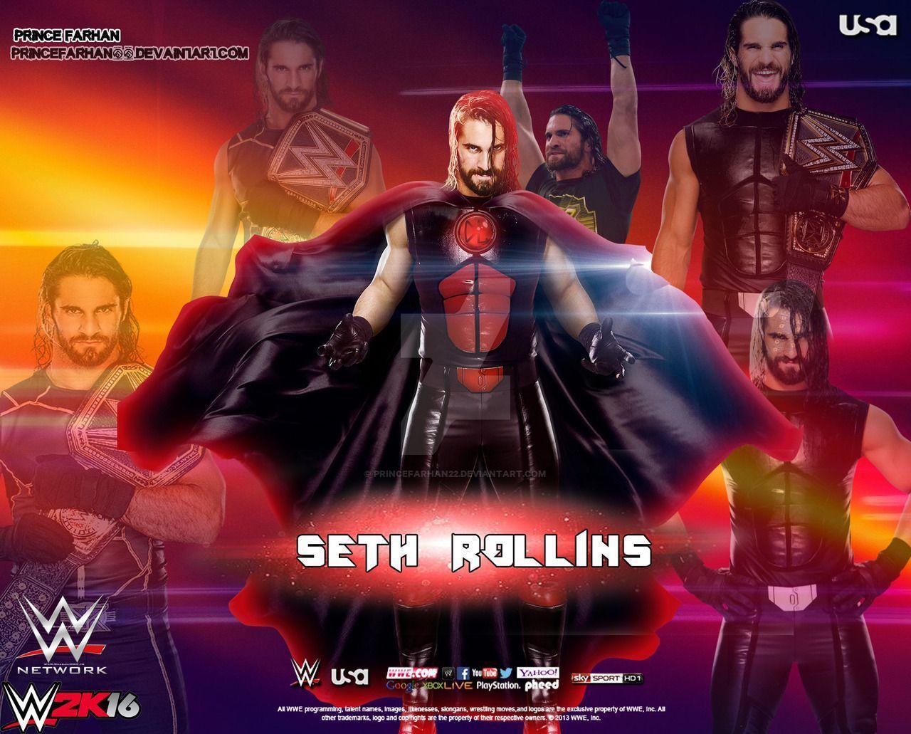 Wwe Seth Rollins Wallpaper By Prince Farhan