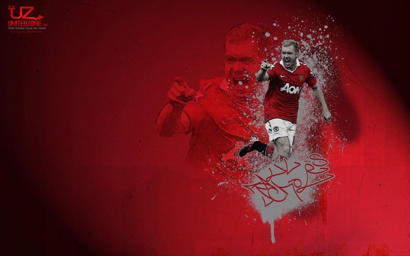 Paul Scholes. Manchester United Wallpaper
