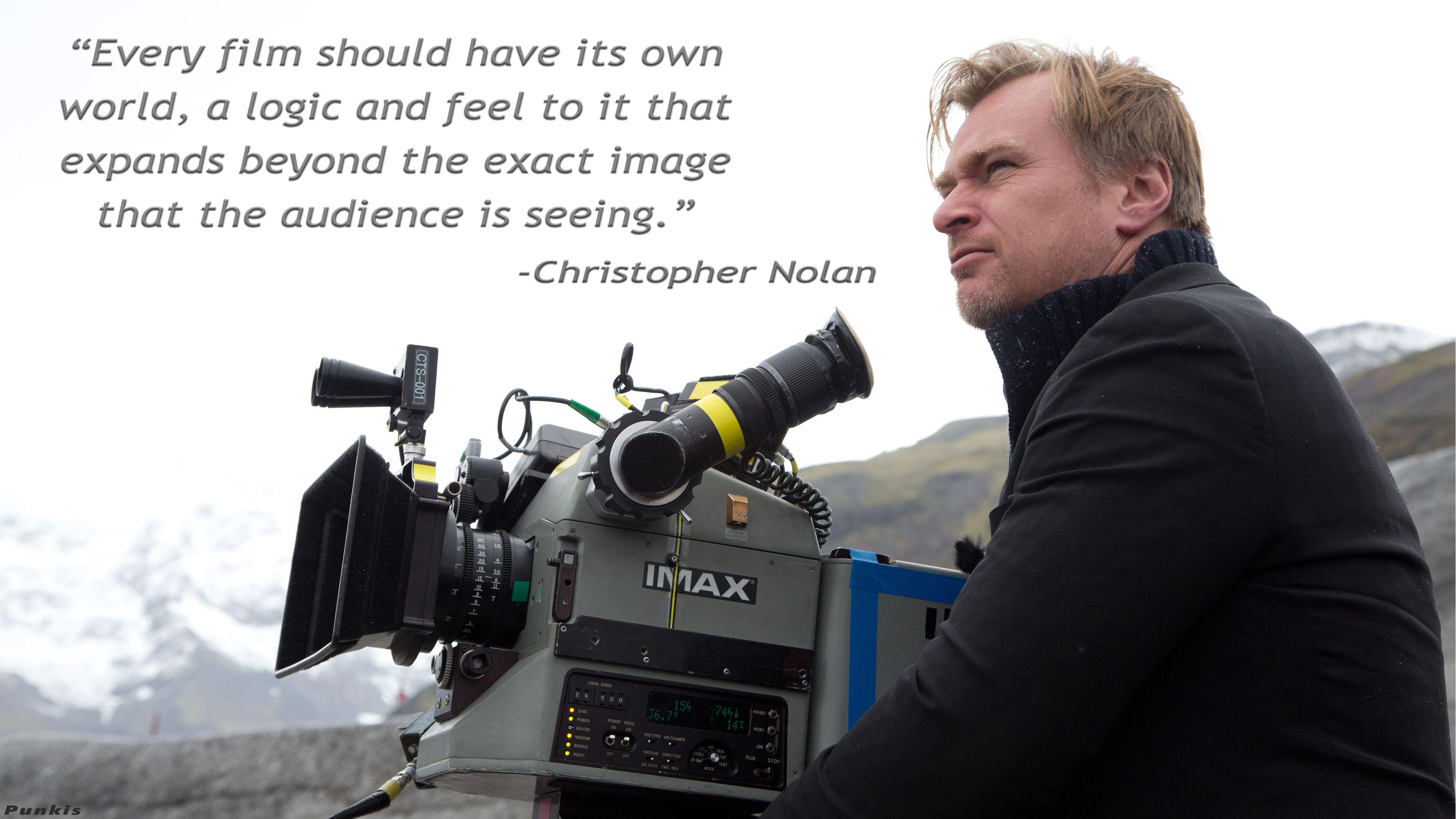 Christopher Nolan 4K Wallpaper- It's Own World