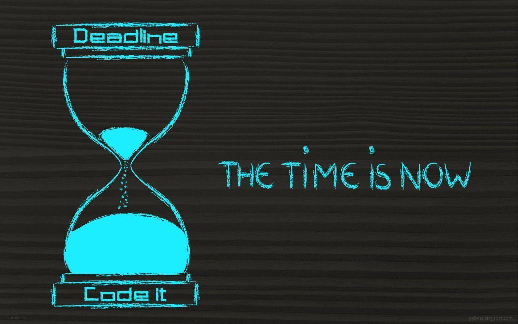 Deadline Programming HD Wallpaper