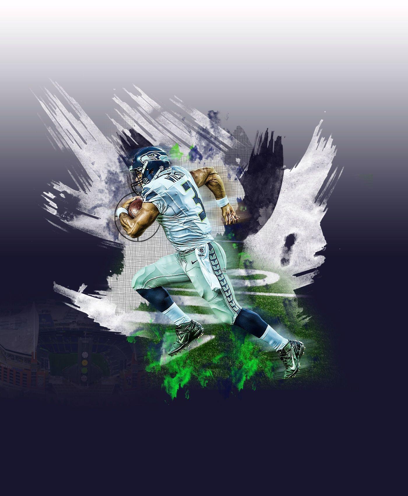 JSGraphixs on Instagram Russell Wilson   Leave some suggestions and  feedback in the com  Seattle seahawks football Nfl football wallpaper  Seahawks football