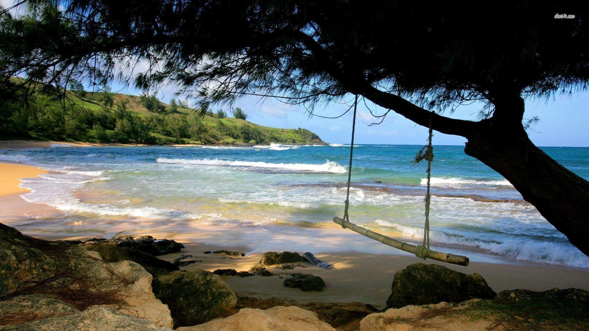 Anini Beach Kauai Hawaii Wallpaper