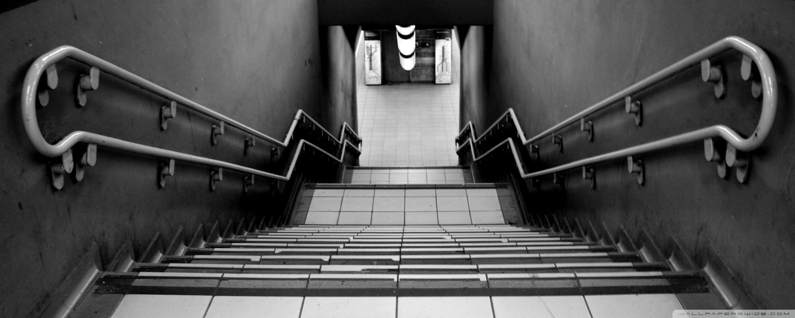 Subway Stairs HD desktop wallpaper, Widescreen, High Definition